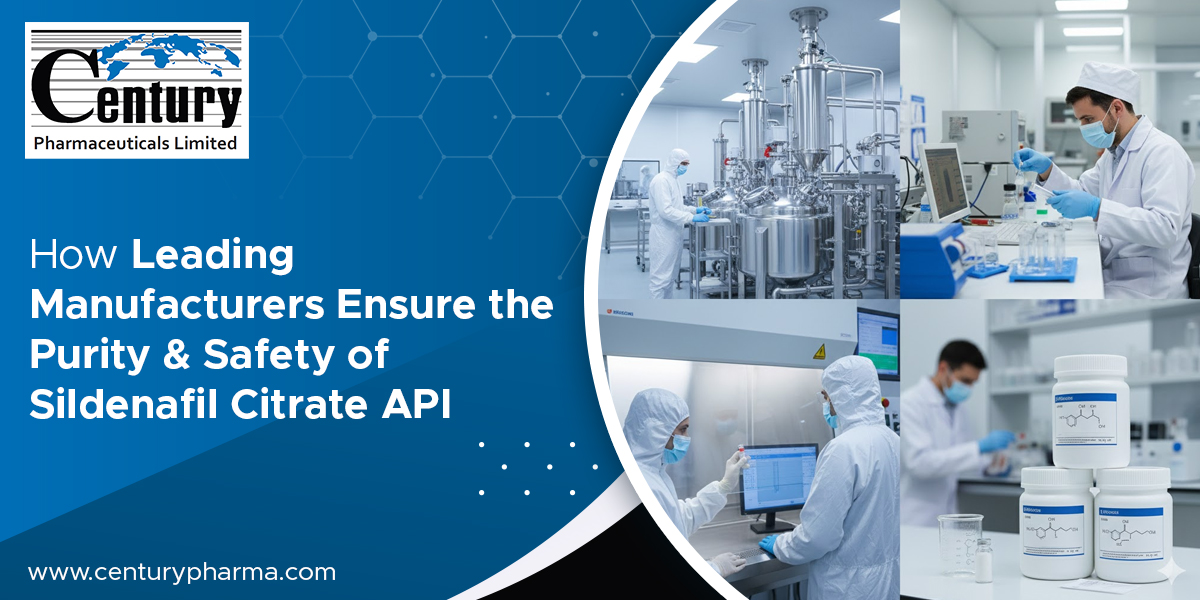 How Leading Manufacturers Ensure the Purity & Safety of Sildenafil Citrate API